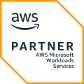 AWS Microsoft Workloads Services Competency badge