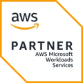 AWS Microsoft Workloads Services Competency badge